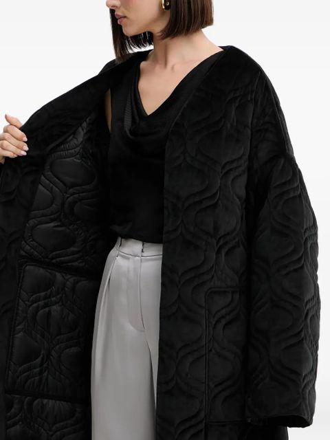 Charo Ruiz Ibiza belted coat - Black