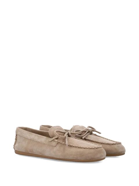 Miu Miu suede loafers - Neutrals - zdjęcie produktu nr 2