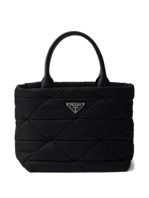 Prada small Re-Nylon padded tote bag - Black - zdjęcie produktu nr 1