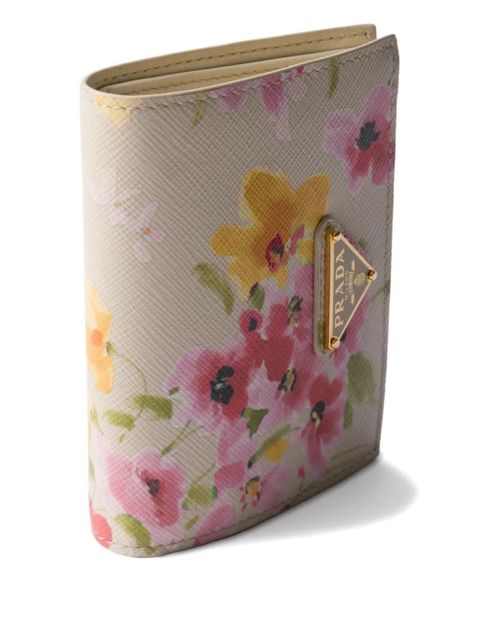 Prada floral-print wallet - Neutrals - zdjęcie produktu nr 2