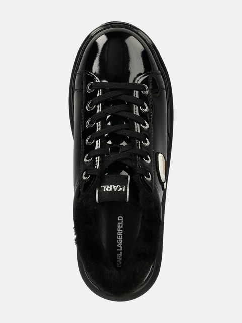 Karl Lagerfeld sneakersy skórzane KAPRI kolor czarny KL62531S