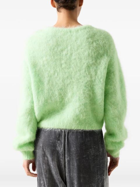 American Vintage crew-neck long-sleeve sweater - Green