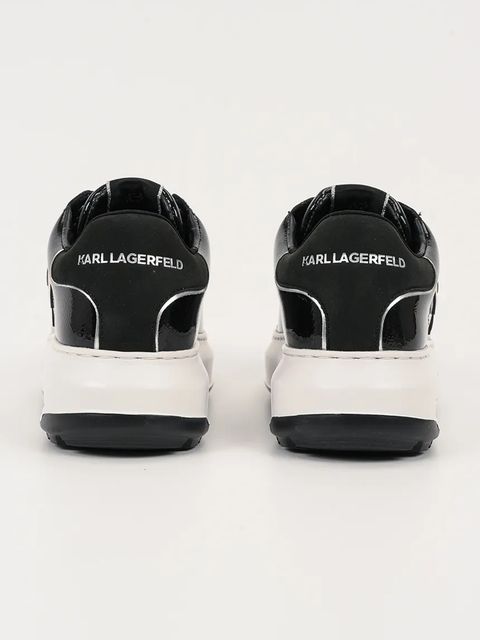 Karl Lagerfeld sneakersy skórzane KAPRI LUG damskie kolor czarny KL67531