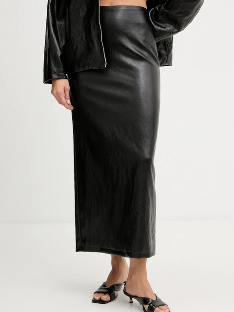 Haveone spódnica kolor czarny maxi prosta GMA-P028 - zdjęcie produktu nr 1