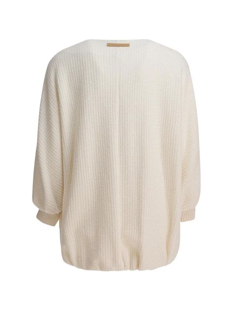 Max Mara WHITE CASHMERE JACKET - Neutrals - zdjęcie produktu nr 2