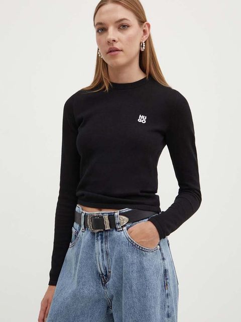 HUGO sweter bawełniany Scallia - zdjęcie produktu nr 1