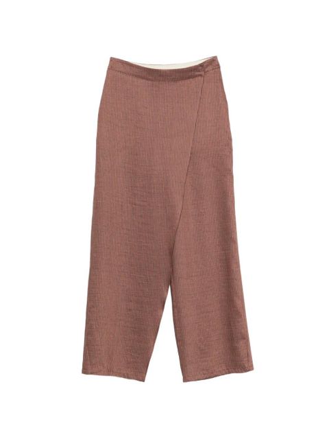 Alysi striped pocket trousers - Brown - zdjęcie produktu nr 1