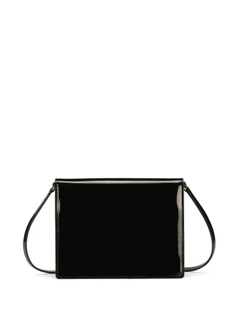 Dolce & Gabbana DG Logo leather crossbody bag - Black