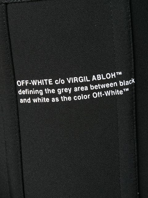 Off-White cupless corset top - Black