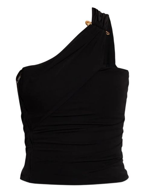Versace asymmetrical one-shoulder top - Black - zdjęcie produktu nr 1