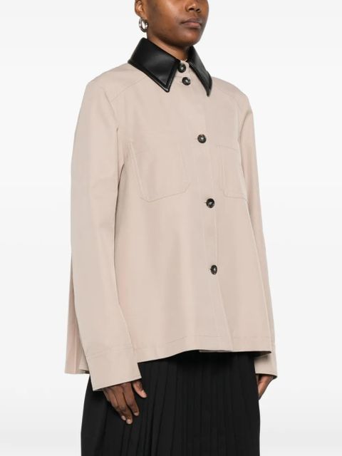 Sportmax pleated-back jacket - Neutrals
