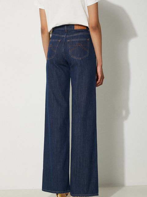 Kenzo jeansy Ayame Regular Waist Fit Jeans damskie high waist FE62DP2176F2.DD - zdjęcie produktu nr 2