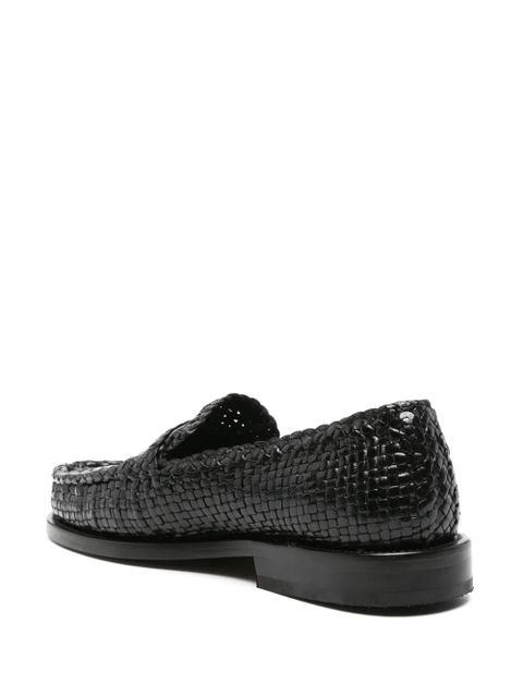 Marni Bambi woven leather loafers - Black