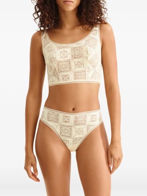 ERES Mandala patterned briefs - Neutrals