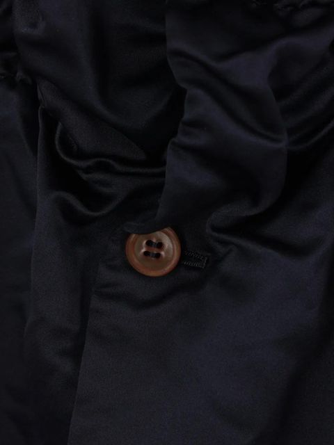 Comme Des Garçons ruffled-detail jacket - Blue