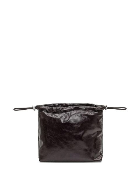 Diesel Scrunch-D bucket bag - Black