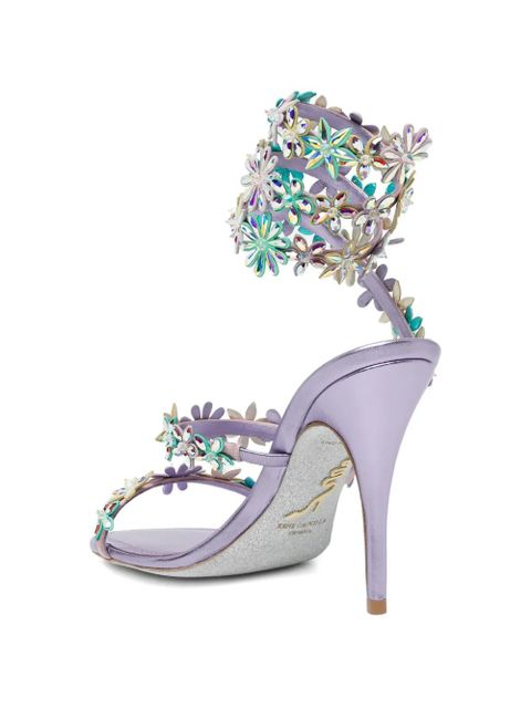 René Caovilla 80mm Eva sandals - Purple