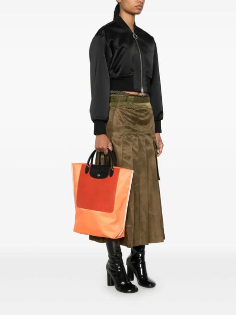 Longchamp medium Cabas tote bag - Orange