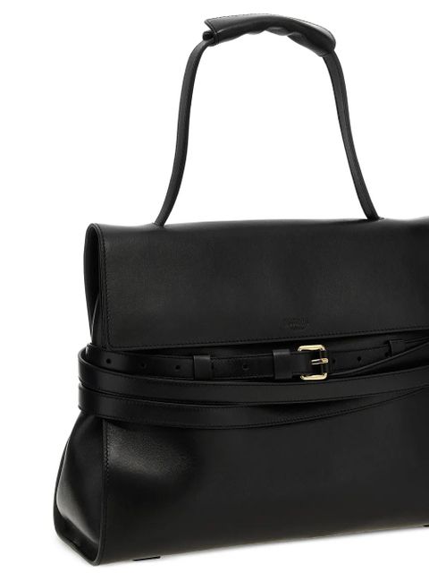 Moschino Tie Me belt-detail tote bag - Black
