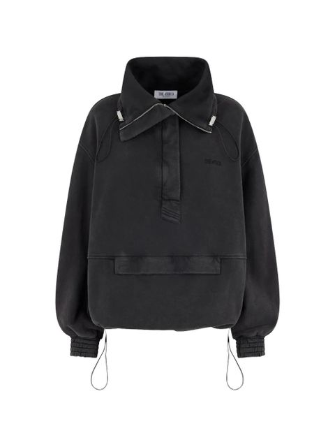 The Attico zip detail sweatshirt - Black - zdjęcie produktu nr 1