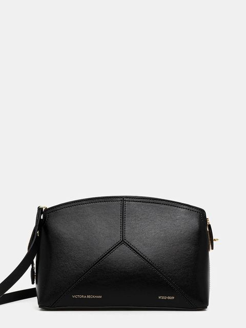 Victoria Beckham torebka skórzana kolor czarny B225AAC006557A - zdjęcie produktu nr 1