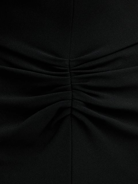 Victoria Beckham sukienka kolor czarny mini rozkloszowana 1325WDR006087C