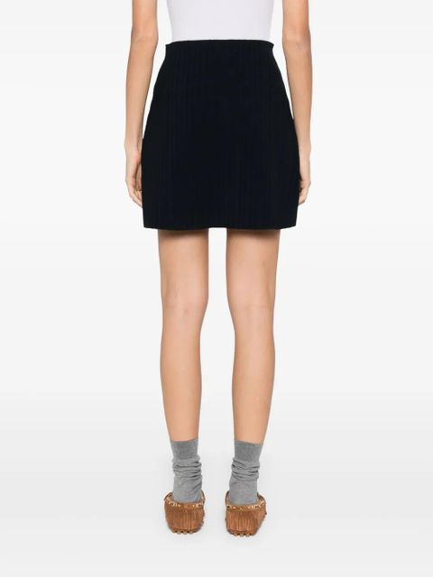 SANDRO denim-pockets top - Blue