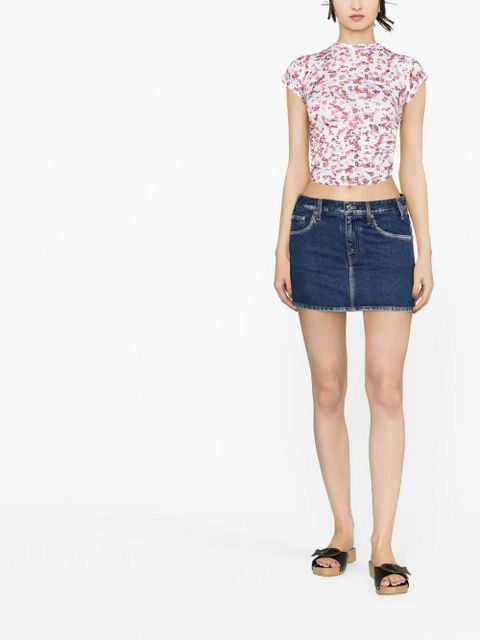 MARANT ÉTOILE Juvia open-back T-shirt - Neutrals