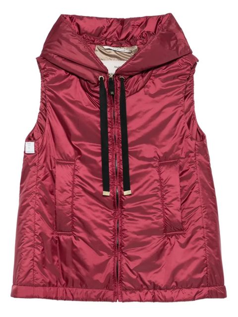 Max Mara Greengo hooded gilet - Red - zdjęcie produktu nr 1