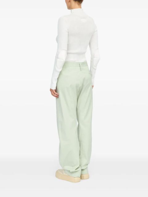MM6 Maison Margiela straight-leg trousers - Green