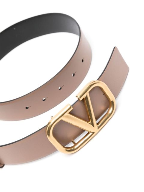 Valentino Garavani 40mm VLogo Signature reversible belt - Brown
