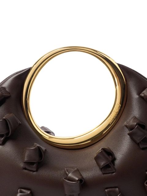 Jacquemus The small Calino with knots mini bag - Brown