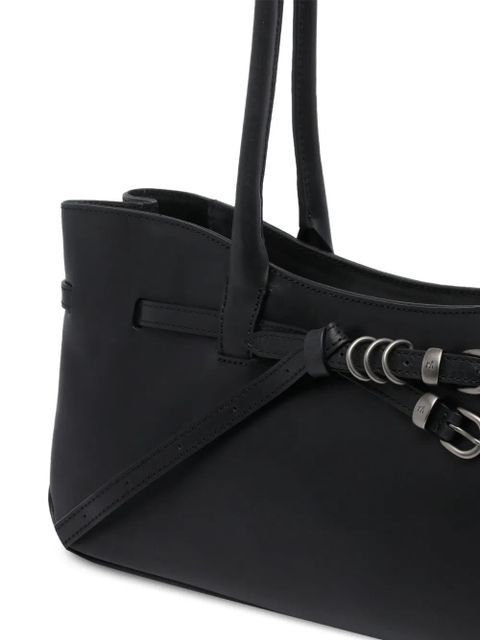 Marge Sherwood buckle leather shoulder bag - Black