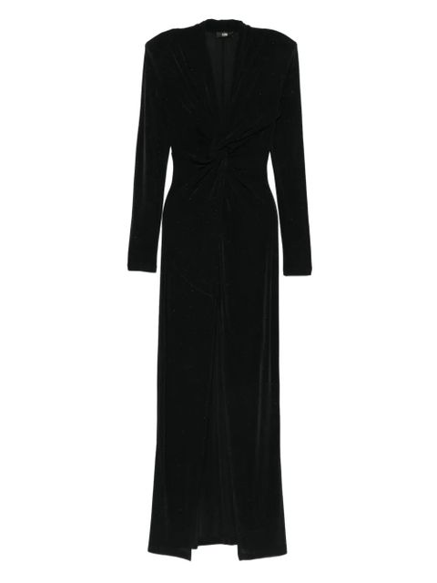 Eleh twist-front maxi dress - Black - zdjęcie produktu nr 1