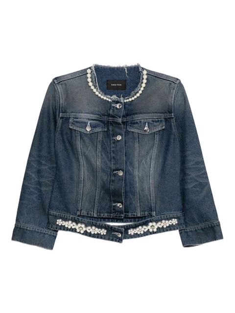 Simone Rocha Turbo denim jacket - Blue - zdjęcie produktu nr 1