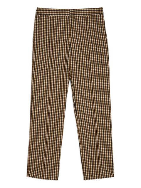 Jil Sander checked trousers - Brown - zdjęcie produktu nr 1