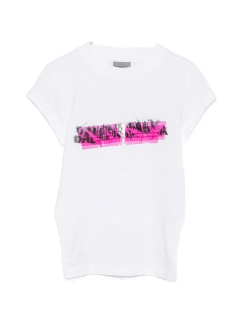 Balenciaga logo-print T-shirt - White - zdjęcie produktu nr 1