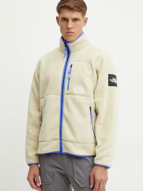 The North Face kurtka dwustronna TNF x Yinka Ilori kolor beżowy przejściowa NF0A89GK4D51