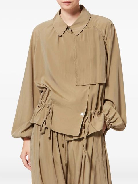 ISABEL MARANT Gwenola drawstring jacket - Neutrals