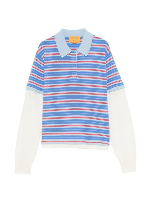 Guest In Residence Gir striped layered sweater - Blue - zdjęcie produktu nr 1