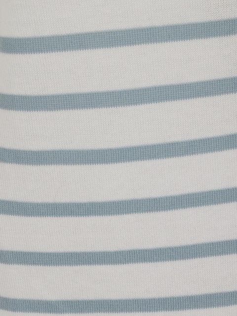 Lauren Ralph Lauren striped knitted T-shirt - White