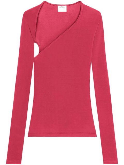 Courrèges Slash asymmetric top - Red - zdjęcie produktu nr 1