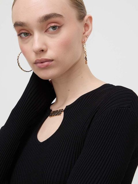 Versace Jeans Couture sweter damski kolor czarny 76HAFM01 CMN33