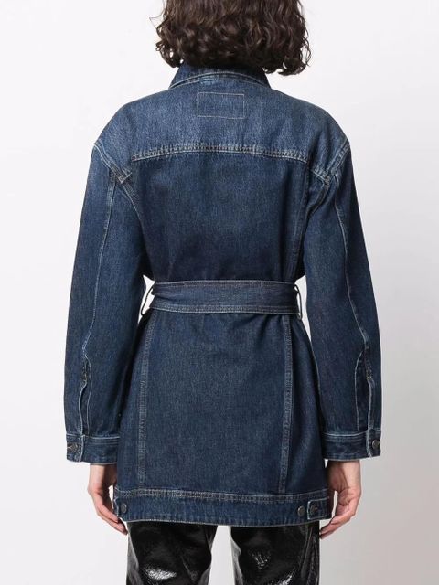 Diesel De-Flaminia belted denim jacket - Blue