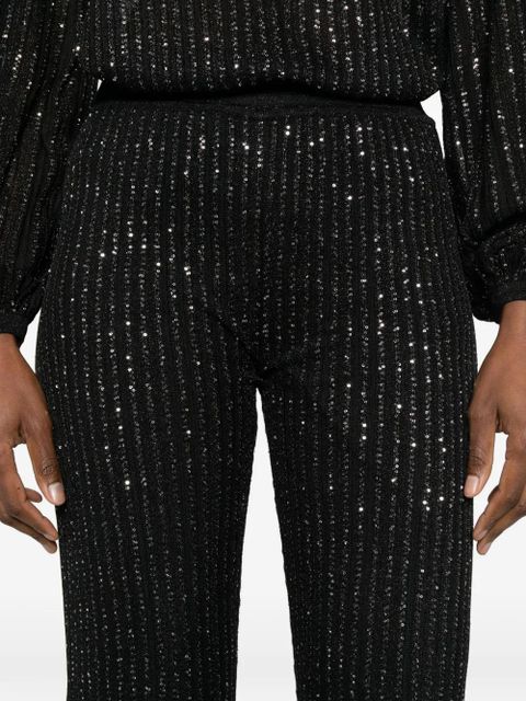 Missoni embellished wide palazzo pants - Black