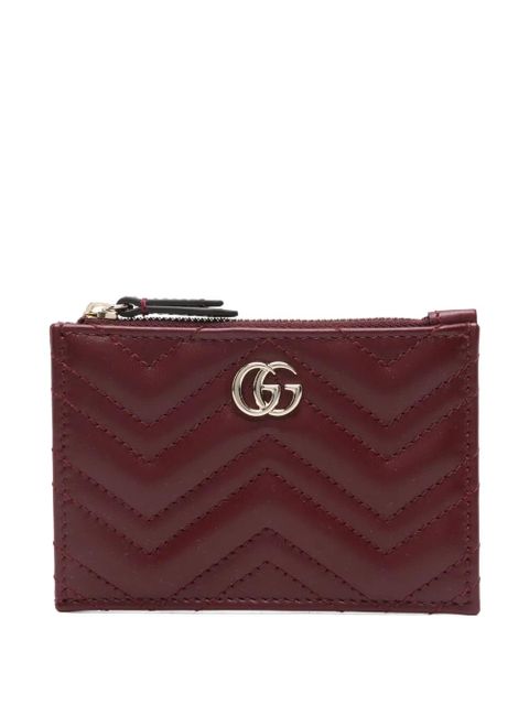 Gucci GG chevron wallet - Red - zdjęcie produktu nr 1