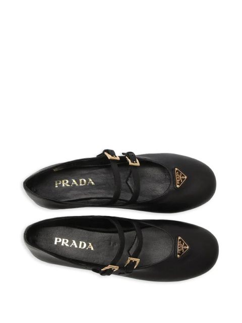 Prada strap buckle ballet flats - Black - zdjęcie produktu nr 2