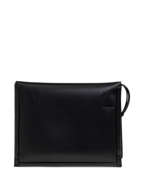 Jil Sander braided-strap shoulder bag - Black