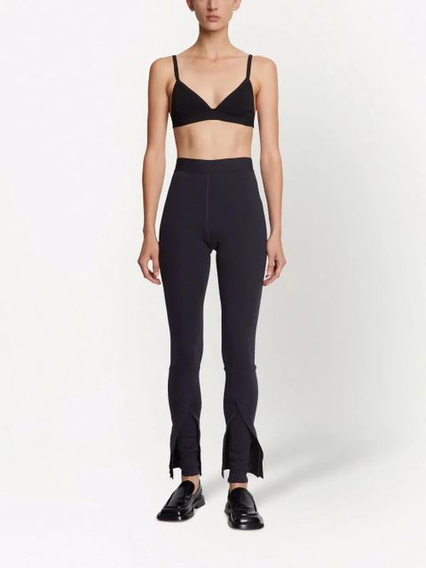 Proenza Schouler split-cuffs leggings - Black - zdjęcie produktu nr 2