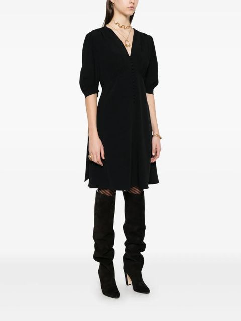 Chloé crepe A-line dress - Black